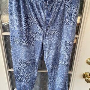 🐶💙 Dogg Supply by Snoop Dogg Paisley Men’s Lounge Pants | Size L/G